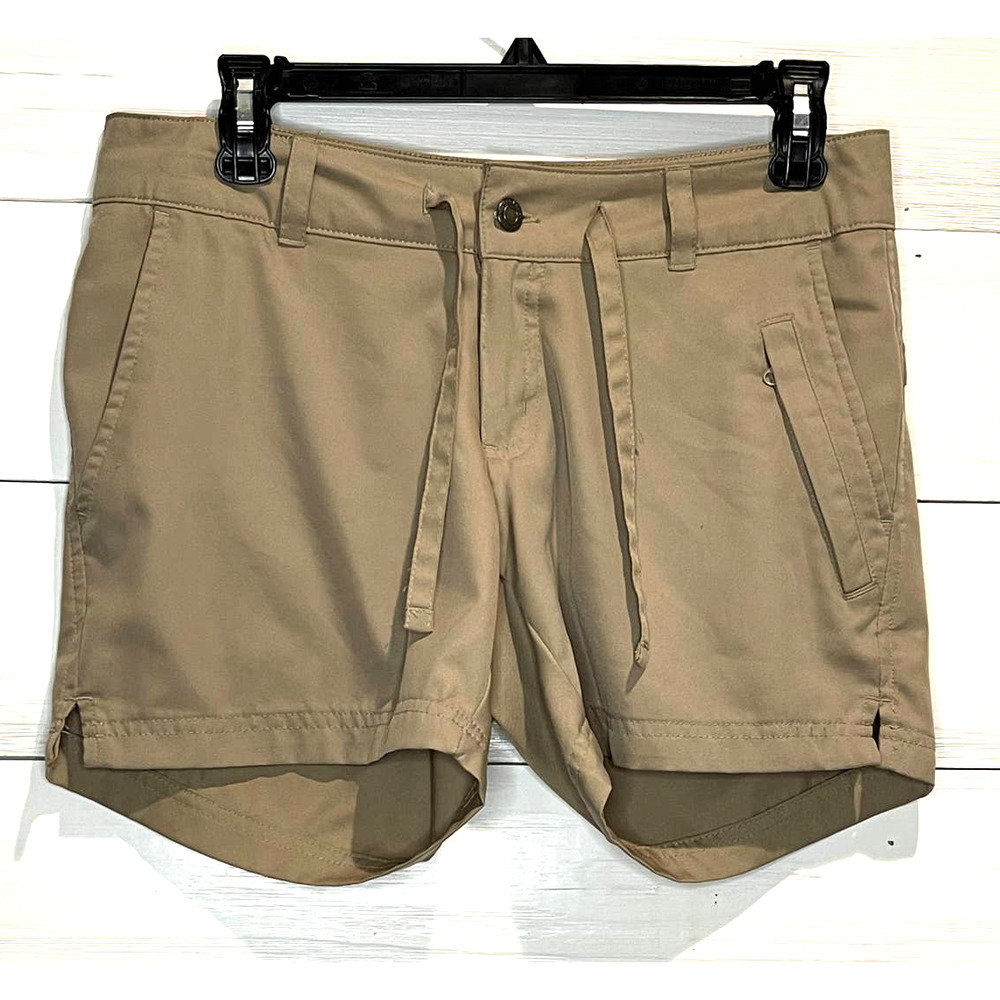 Magellan Women's Khaki Shorts - Falcon Lake Shorty Shorts Small